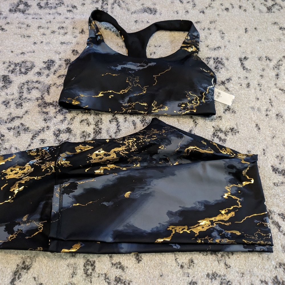 Athletic set top and bottom new with tags